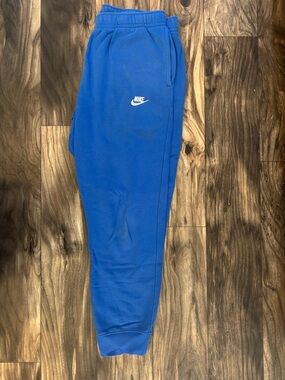 Men -Nike - Blue Fleece Jogger Pants-xl